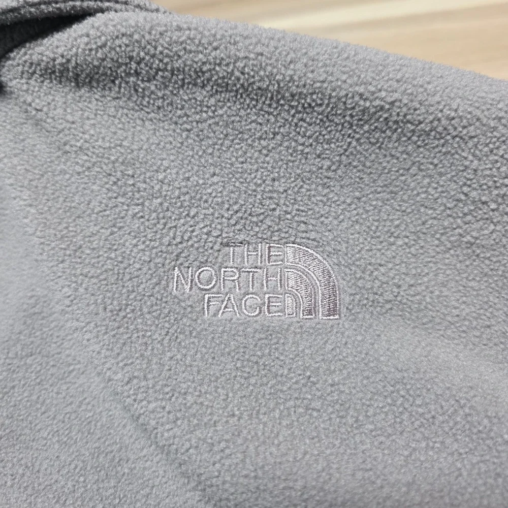 The North‎ Face Fleece Jacket Mens XXL Grey Full Zip T164 RT066 Outdoor Hiking